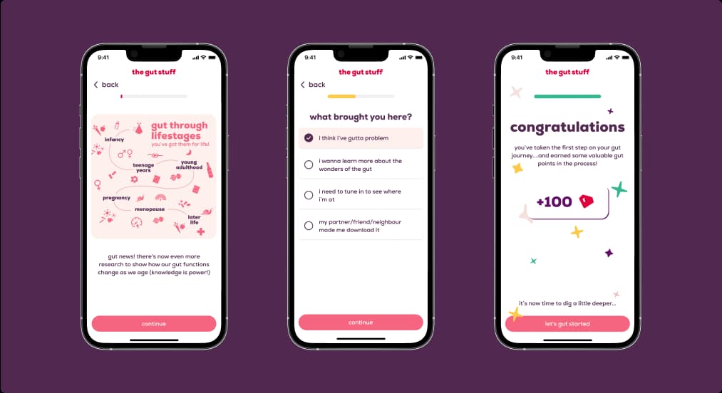 The Gut Stuff Onboarding quiz