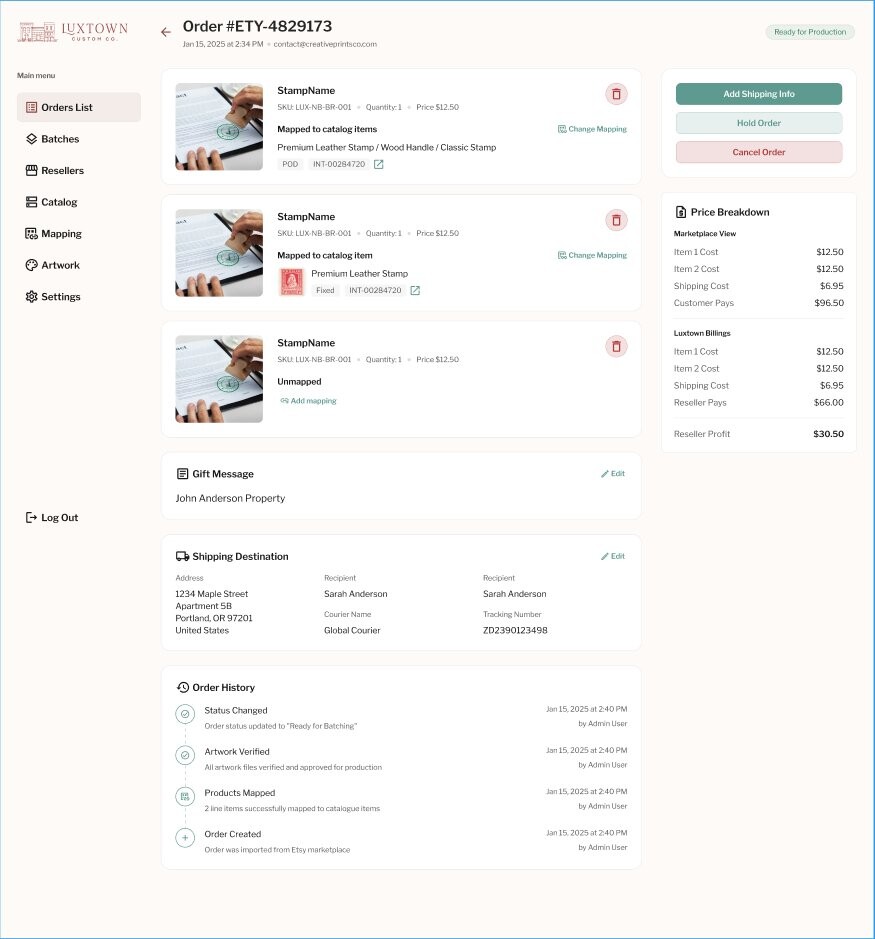 Luxtown Reseller Network